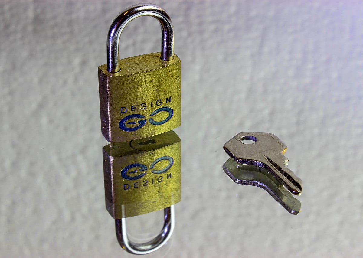 padlock, key, lock