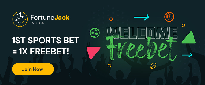 Fortune Jack Banner Free bet